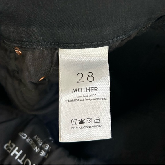 Mother Insider Crop Step Fray jeans Not Guilty 28 - Picture 14 of 16